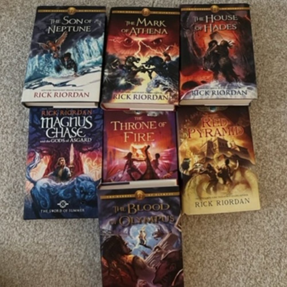 Rick Riordan hardback book set